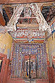 Ladakh - Alchi monastery, cortyard of the main temple entrance